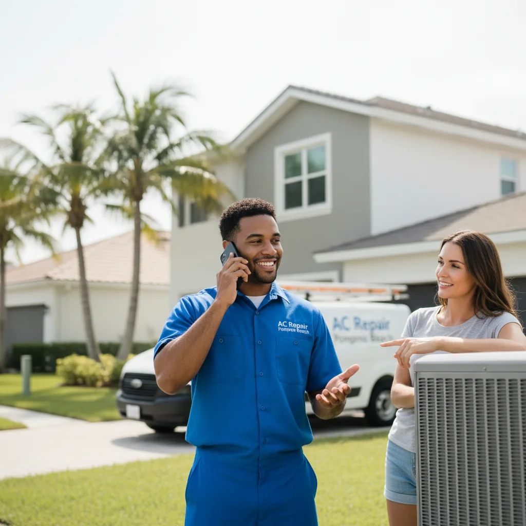 AC Repair Pompano Beach customer support in Menlo Park